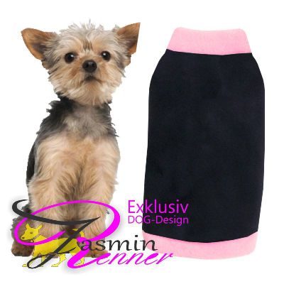 Artikel Nr-H08T92B__H08T92B-0__xxs,-entzueckender-hundepulli-in-schwarz-mit-rosanem-buendchen-und-kragen-aus-edlem-fleece.-fleece-Nr-H08T92B-