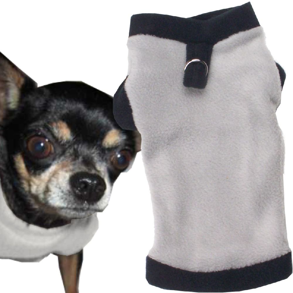 Artikel Nr-H71T28B__H71T28B-4__xxs,-flauschiger-pullover-fuer-kleine-hunde-in-der-farbe-grau-schwarz-aus-qualitaets-fleecestoff-mit-leinenring.-grau-schwarz-qualitaets-fleecestoff-leinenring-Nr-H71T28B-