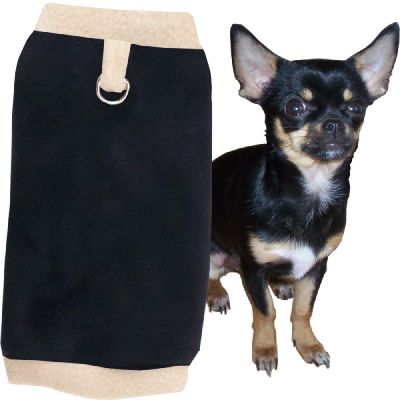 Artikel Nr-H71T52B__H71T52B-0__xxs,-flauschiger-pullover-fuer-kleine-hunde-in-der-farbe-schwarz-camel-aus-qualitaets-fleecestoff-mit-leinenring.-schwarz-camel-qualitaets-fleecestoff-leinenring-Nr-H71T52B-