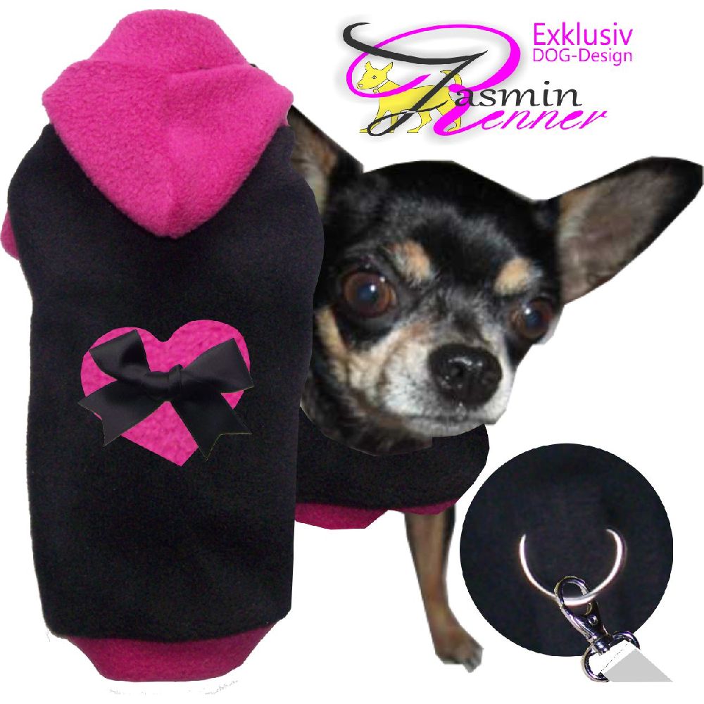 Artikel Nr-H80T91B__H80T91B-4__xxs,-flauschiges-sweatshirt-mit-kaputze,herz-und-schleife-in-der-farbe-schwarz-pink-aus-qualitaets-fleecestoff-leinenring.-kaputzeherz-schwarz-pink-qualitaets-fleecestoff-leinenring-Nr-H80T91B-